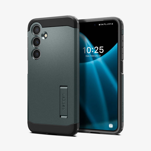 ACS07300 - Galaxy S24 Ultra Case Tough Armor in Black showing the back